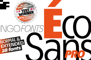 Éco Sans Pro: A Space-Saving Typeface for Modern Campaigns